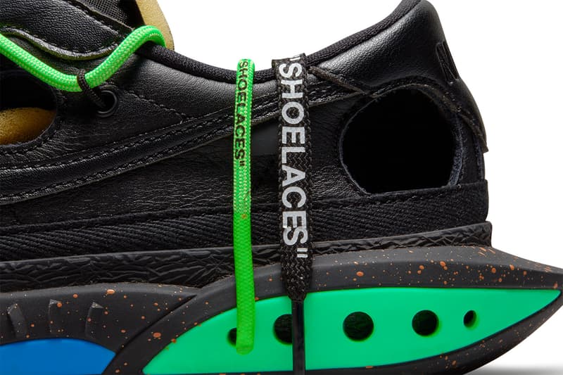 オフホワイト x ナイキブレーザーローの発売情報が解禁 off white nike blazer low black white DH7863-001 DH7863 100 release date info store list buying guide photos price