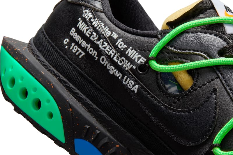 オフホワイト x ナイキブレーザーローの発売情報が解禁 off white nike blazer low black white DH7863-001 DH7863 100 release date info store list buying guide photos price