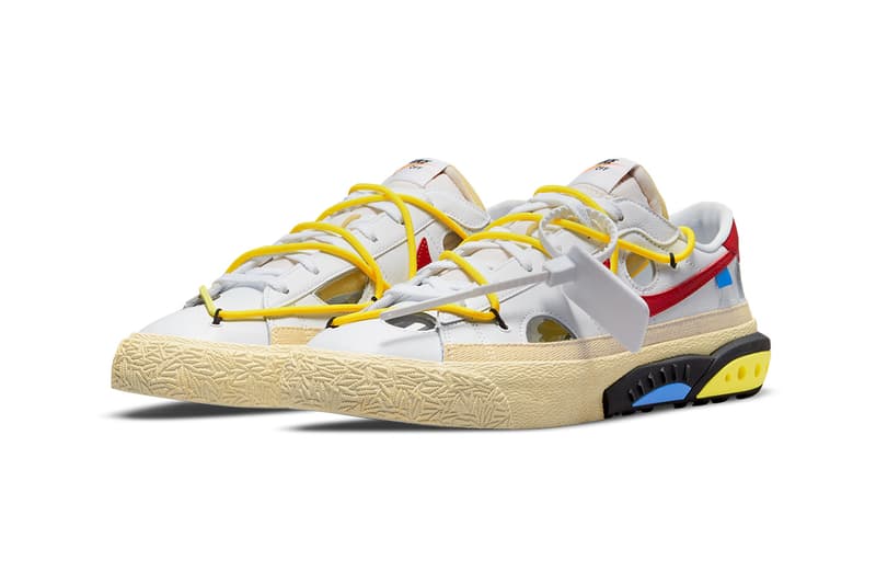 オフホワイト x ナイキブレーザーローの発売情報が解禁 off white nike blazer low black white DH7863-001 DH7863 100 release date info store list buying guide photos price