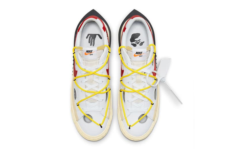 オフホワイト x ナイキブレーザーローの発売情報が解禁 off white nike blazer low black white DH7863-001 DH7863 100 release date info store list buying guide photos price