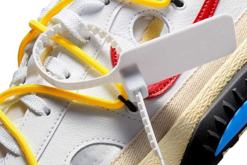 オフホワイト x ナイキブレーザーローの発売情報が解禁 off white nike blazer low black white DH7863-001 DH7863 100 release date info store list buying guide photos price