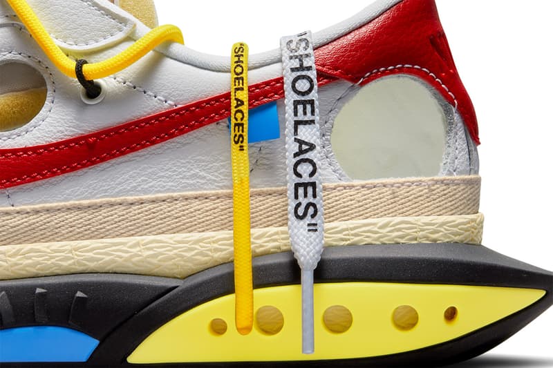 オフホワイト x ナイキブレーザーローの発売情報が解禁 off white nike blazer low black white DH7863-001 DH7863 100 release date info store list buying guide photos price