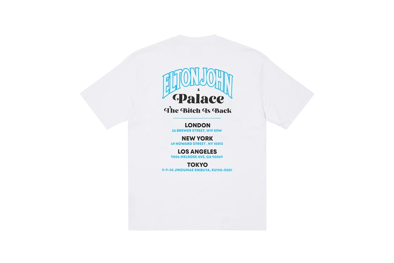 パレスからエルトン・ジョンをフィーチャーしたコレクションが登場　Palace Collaborates With Elton John to Celebrate His Legendary Career