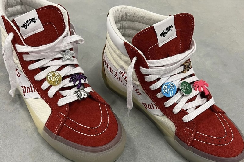 Palm Angels x Vans Sk8-Hi のビジュアルが浮上  Take a First Look at the Palm Angels x Vans Sk8-Hi