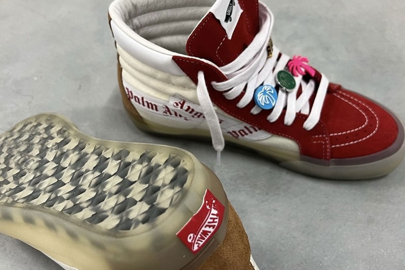 Palm Angels x Vans Sk8-Hi のビジュアルが浮上  Take a First Look at the Palm Angels x Vans Sk8-Hi