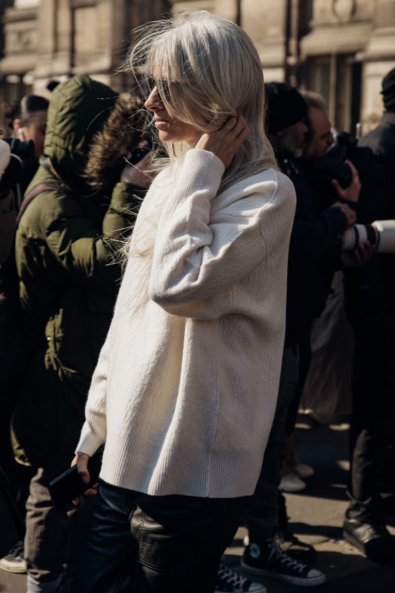 ストリートスタイル：22年秋冬パリファッションウィーク ウィメンズ Paris Fashion Week Street Style Fall/Winter 2022 FW22 looks miu miu dior louis vuitton balenciaga 