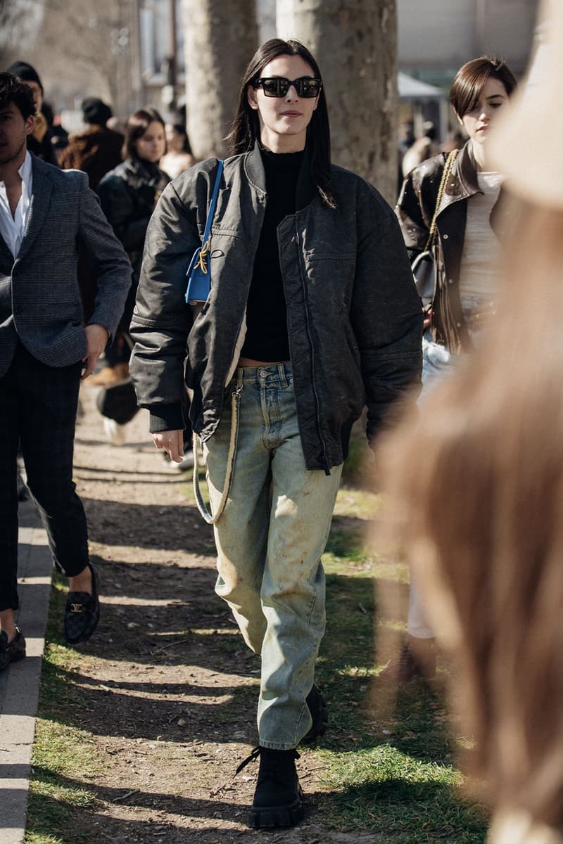 ストリートスタイル:22年秋冬パリファッションウィーク ウィメンズ Paris Fashion Week Street Style Fall/Winter 2022 FW22 looks miu miu dior louis vuitton balenciaga