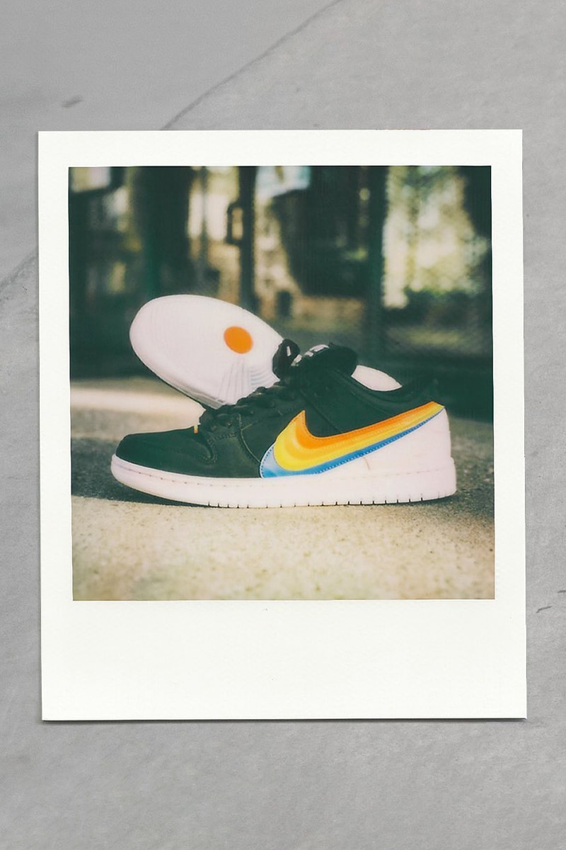ポラロイド製カメラのボディデザインを表現したナイキSBダンクが登場 polaroid nike sb dunk low DH7722 001 release date info store list buying guide photos price 