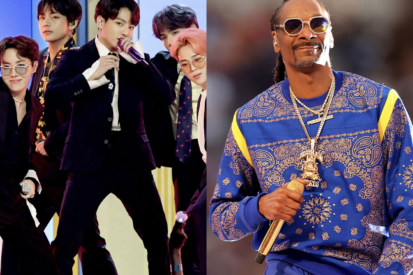 スヌープ・ドッグが BTS とのコラボレーションを予告 Snoop Dogg Confirms Official Collaboration With BTS on Upcoming Song kpop jimin j-hope rm v suga jungkookg weed california death row records amreican song contest