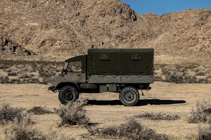 ダニエル・アーシャムとストーンアイランドがカスタムカー2型を発表 Stone Island and Daniel Arsham Join Forces To Unveil Customized Porsche 930 and Unimog 404 mercedes-benz trucks 1986 Porsche 911 Turbo design 