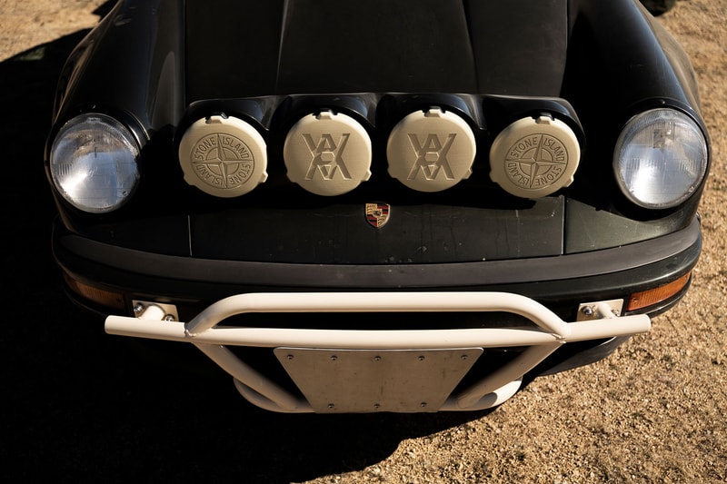 ダニエル・アーシャムとストーンアイランドがカスタムカー2型を発表 Stone Island and Daniel Arsham Join Forces To Unveil Customized Porsche 930 and Unimog 404 mercedes-benz trucks 1986 Porsche 911 Turbo design 