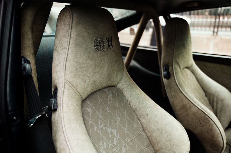 ダニエル・アーシャムとストーンアイランドがカスタムカー2型を発表 Stone Island and Daniel Arsham Join Forces To Unveil Customized Porsche 930 and Unimog 404 mercedes-benz trucks 1986 Porsche 911 Turbo design 