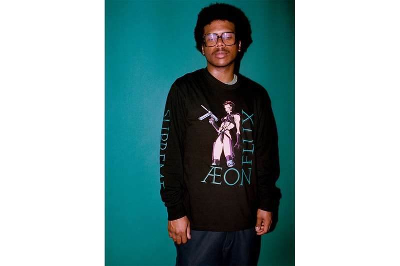 シュプリームがカルト SF アニメ『イーオン・フラックス』とのコラボコレクションを発表 Supreme x Aeon Flux collab capsule collection 2022 spring summer release info Peter Chung MTV