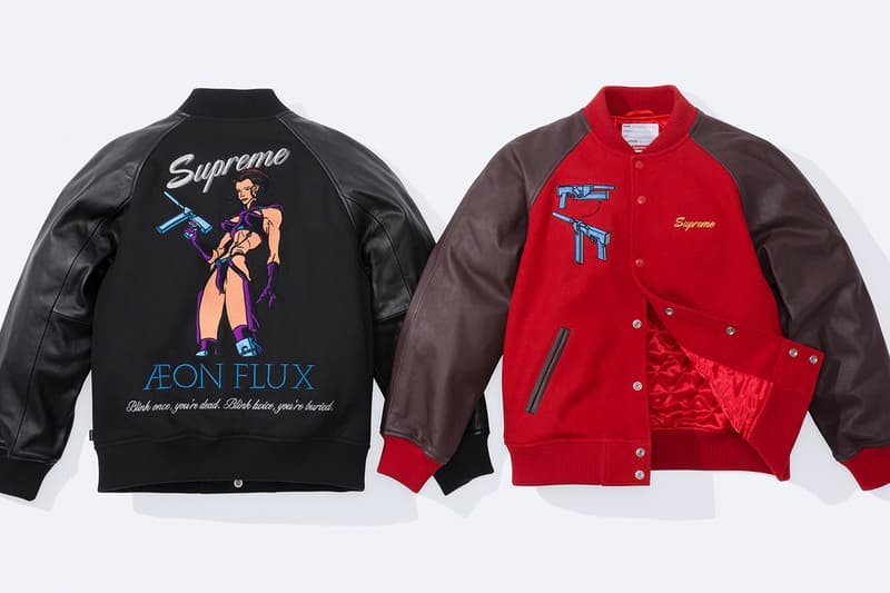 シュプリームがカルト SF アニメ『イーオン・フラックス』とのコラボコレクションを発表 Supreme x Aeon Flux collab capsule collection 2022 spring summer release info Peter Chung MTV