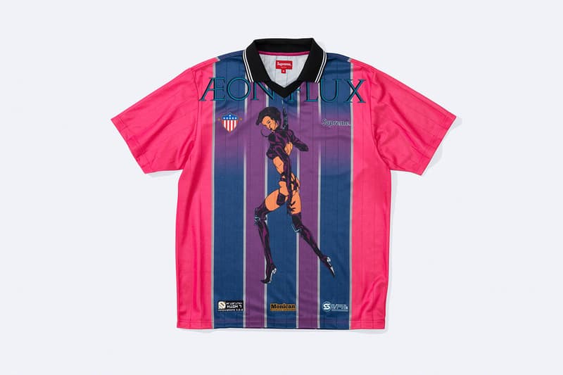 シュプリームがカルト SF アニメ『イーオン・フラックス』とのコラボコレクションを発表 Supreme x Aeon Flux collab capsule collection 2022 spring summer release info Peter Chung MTV