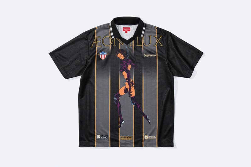 シュプリームがカルト SF アニメ『イーオン・フラックス』とのコラボコレクションを発表 Supreme x Aeon Flux collab capsule collection 2022 spring summer release info Peter Chung MTV