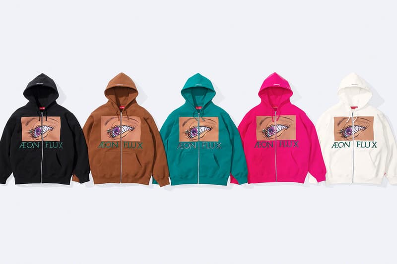 シュプリームがカルト SF アニメ『イーオン・フラックス』とのコラボコレクションを発表 Supreme x Aeon Flux collab capsule collection 2022 spring summer release info Peter Chung MTV