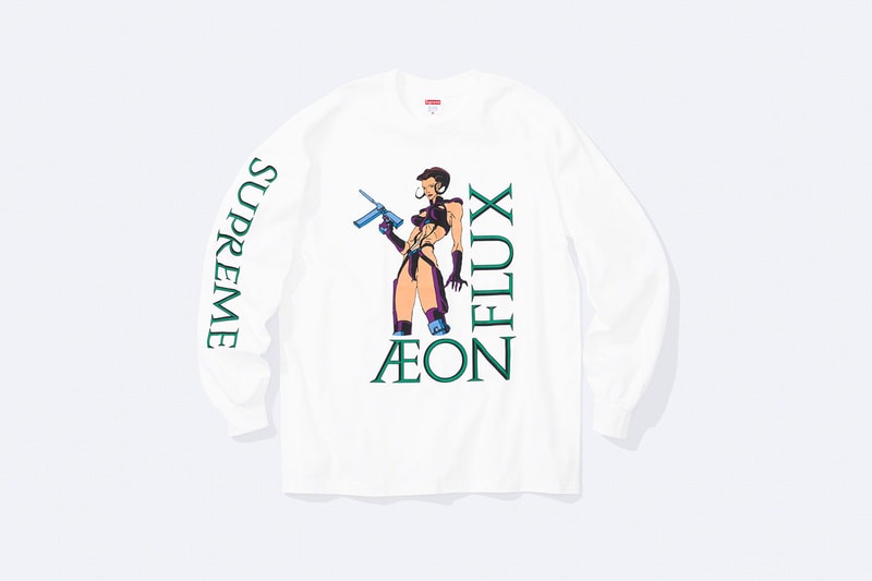 シュプリームがカルト SF アニメ『イーオン・フラックス』とのコラボコレクションを発表 Supreme x Aeon Flux collab capsule collection 2022 spring summer release info Peter Chung MTV