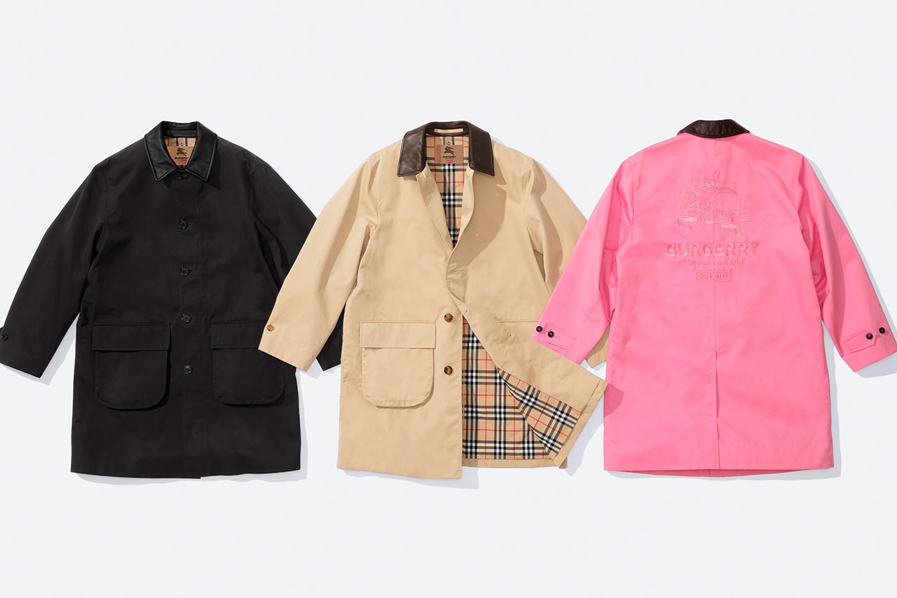 Supreme x Burberry によるコラボの全貌がついに明らかに supreme burberry collab collction release info