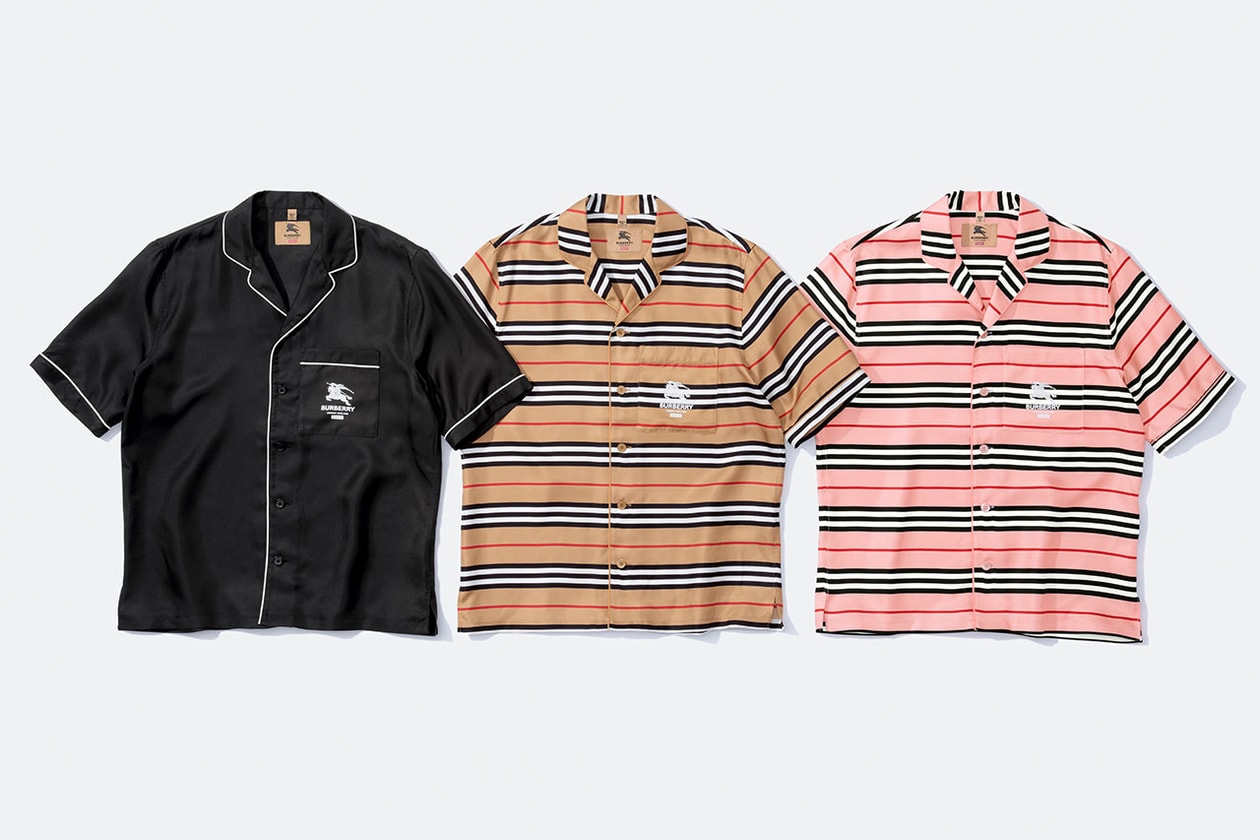 Supreme x Burberry によるコラボの全貌がついに明らかに supreme burberry collab collction release info