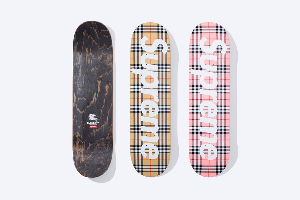 Supreme x Burberry によるコラボの全貌がついに明らかに supreme burberry collab collction release info