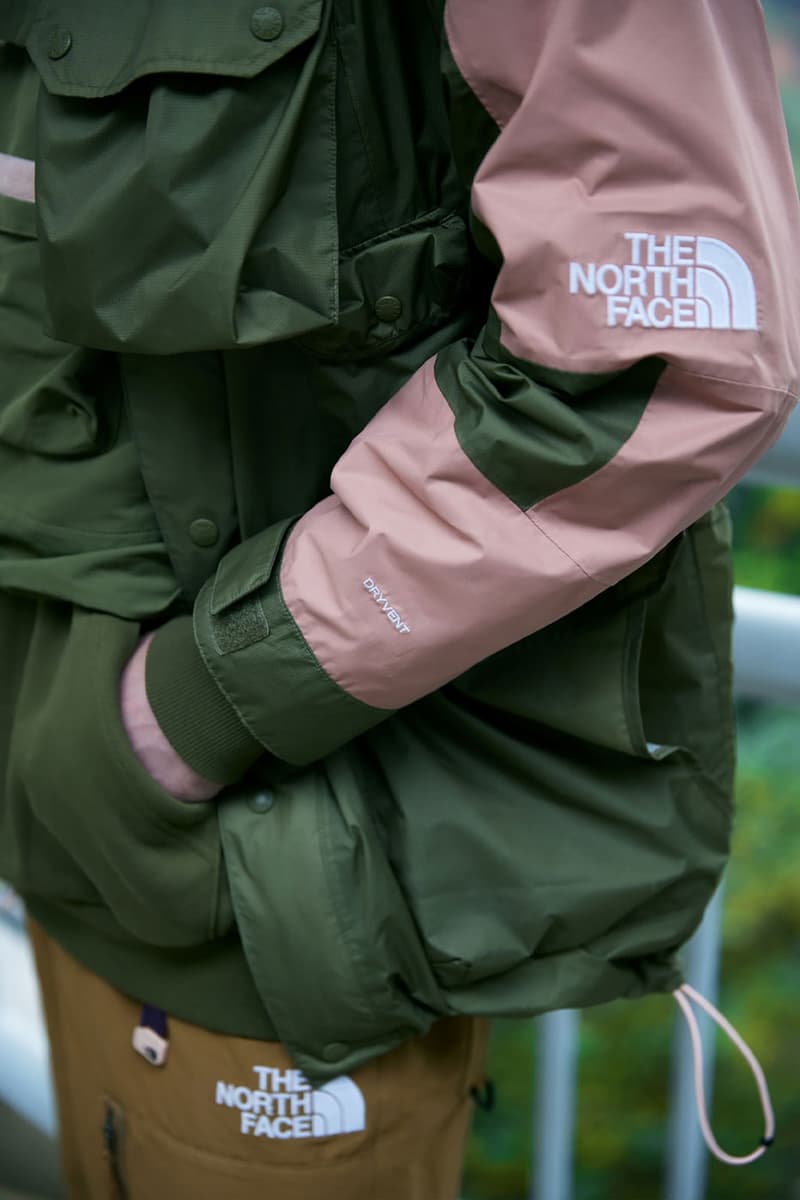 ザ・ノース・フェイス・アーバン・エクスプロレイションから “アーバン トラバース” コレクションが登場 The North Face Urban Exploration SS22 Urban Traverse Capsule olive black salmon fishtail parka jacket khaki pants release info price date