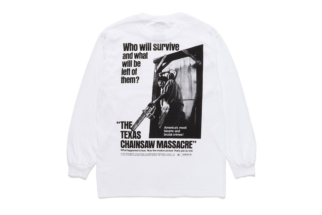 ワコマリアが『悪魔のいけにえ』に着想したコレクションをリリース　WACKO MARIA x The Texas Chainsaw Massacre’s collab collection new release info