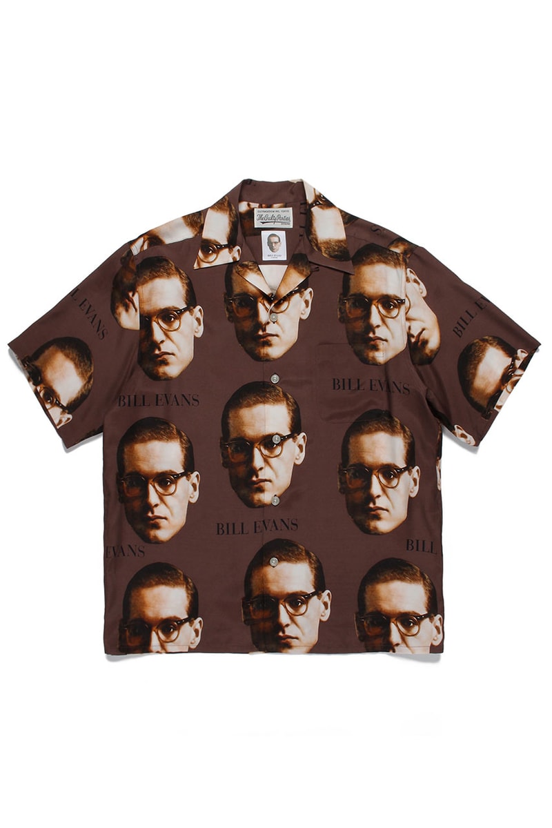 ワコマリアからジャズピアニスト ビル・エヴァンスをフィーチャーしたハワイアンシャツが登場　WACKO MARIA x Bill Evans newest collab collection release info