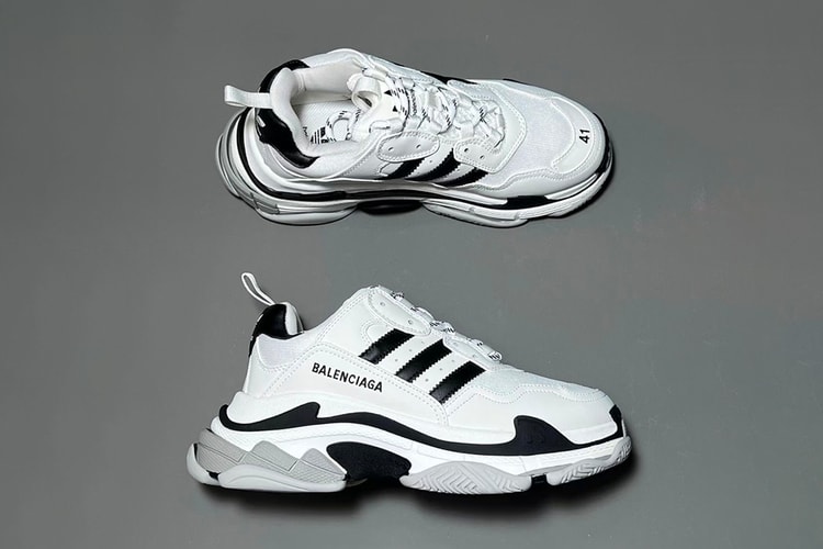 adidas と Balenciaga によるコラボ Triple S のリーク画像が浮上
