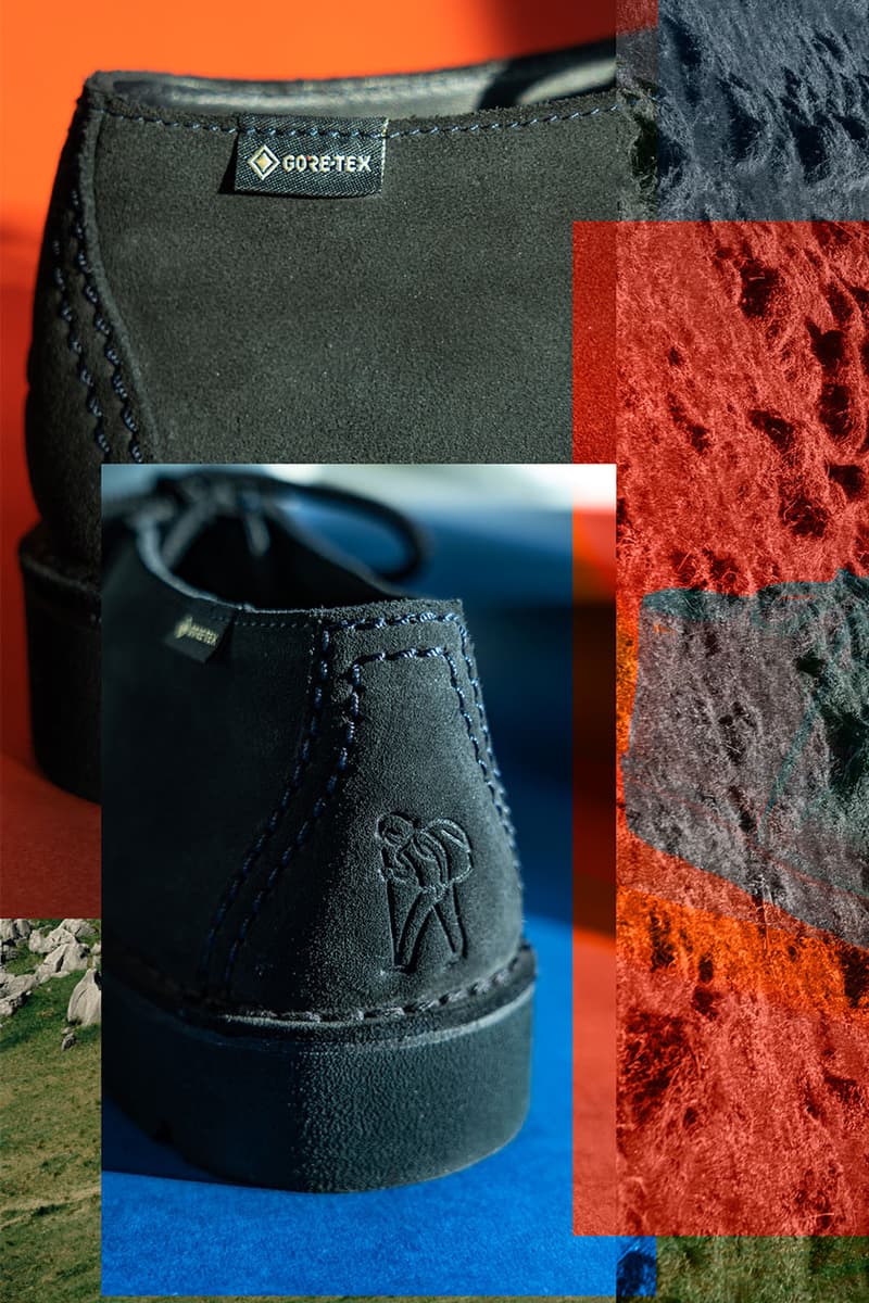 ビームスがクラークスの名作デザートトレックの別注モデルを発売 beams clarks originals desert trek navy suede release info