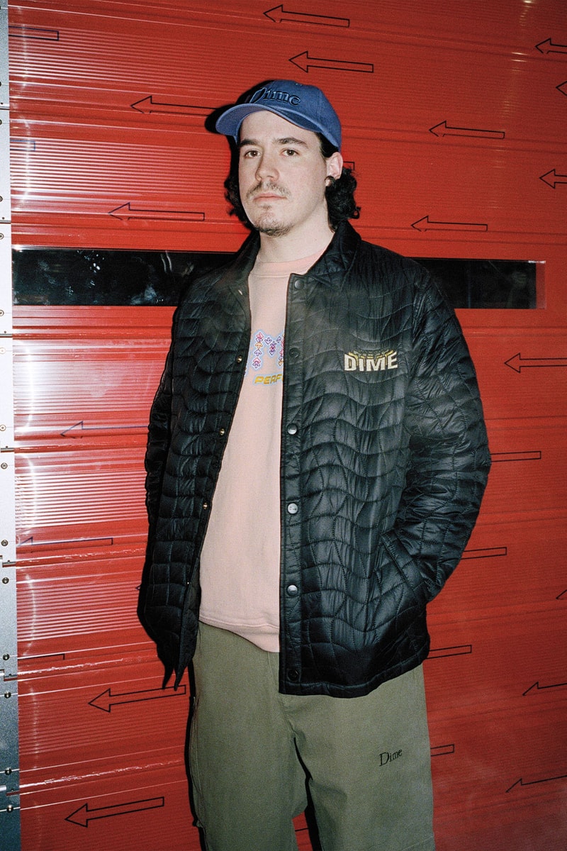 ダイム2022年春夏コレクション Dime MTL Keeps Simple It Wavy for Its SS22 Drop Spring/Summer 2022 Collection Lookbook cozy staples sweaters crewneck sweatpants jackets montreal canada skate culture skateboarding