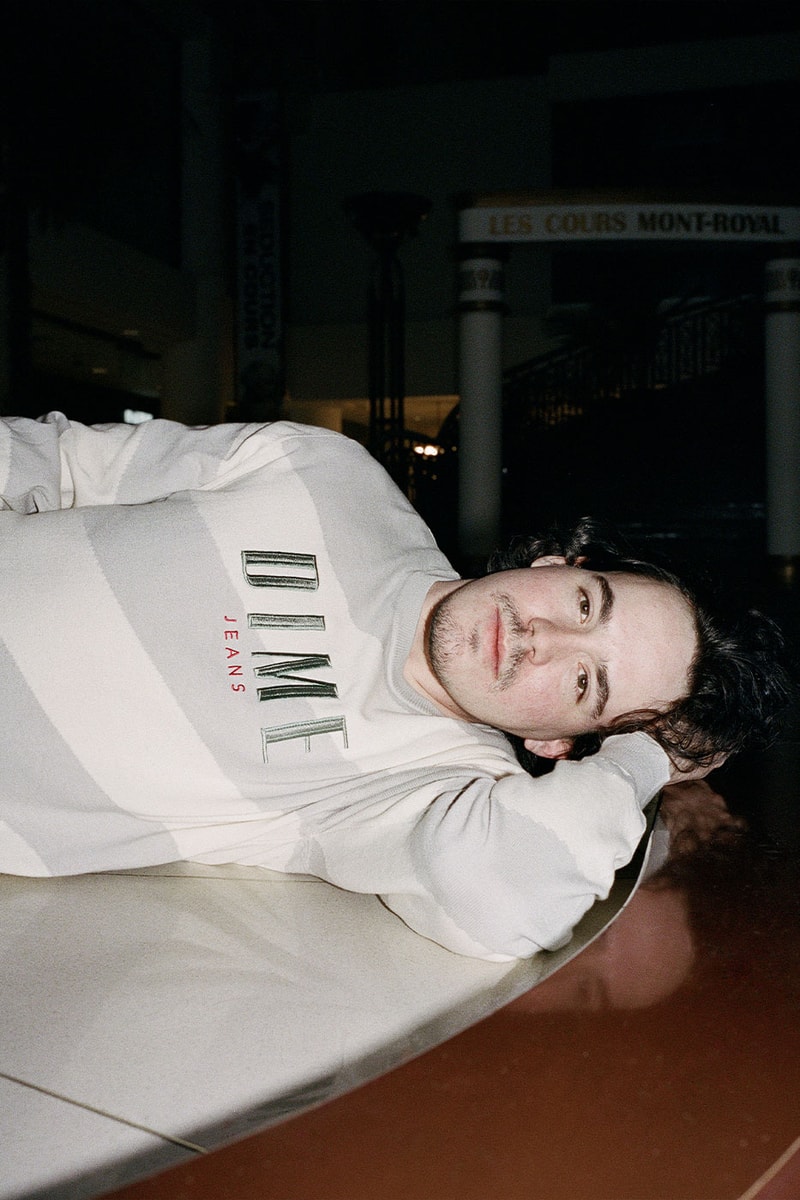 ダイム2022年春夏コレクション Dime MTL Keeps Simple It Wavy for Its SS22 Drop Spring/Summer 2022 Collection Lookbook cozy staples sweaters crewneck sweatpants jackets montreal canada skate culture skateboarding