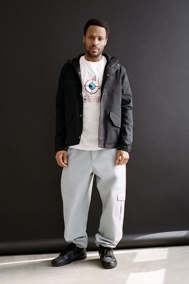 ダイム2022年春夏コレクション Dime MTL Keeps Simple It Wavy for Its SS22 Drop Spring/Summer 2022 Collection Lookbook cozy staples sweaters crewneck sweatpants jackets montreal canada skate culture skateboarding