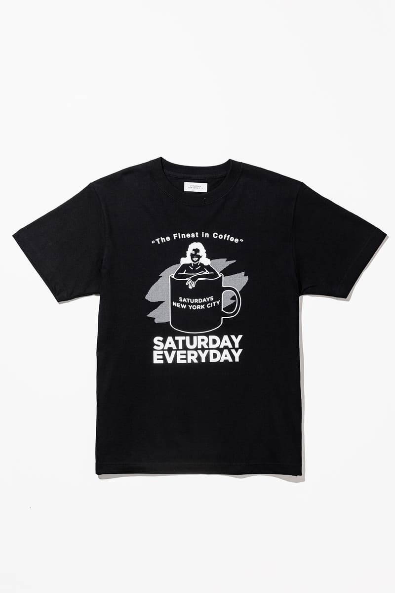 ダイナーズクラブデザインによる Saturdays NYC Tokyo Coffee stand スーベニアTシャツが発売中 DINER$ CLUB  designs Saturdays NYC Tokyo Coffee stand Souvenir T shirts release info Kunichi Nomura