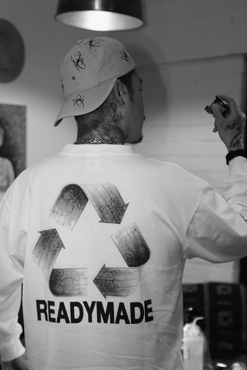 レディメイドからタトゥーアーティスト ドクター・ウーとのコラボロングスリーブTシャツが限定発売 Dr. Woo READYMADE Capsule Collection Release Info Date Buy Price 