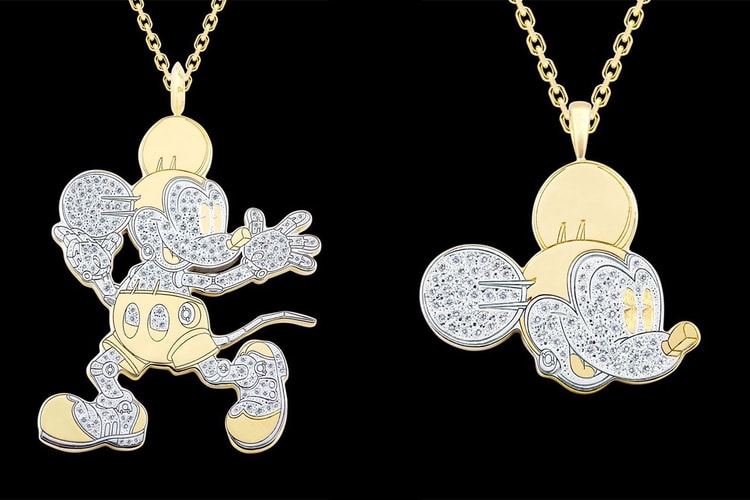 EYEFUNNY と空山基のロボット風ミッキーマウスのコラボジュエリーが登場