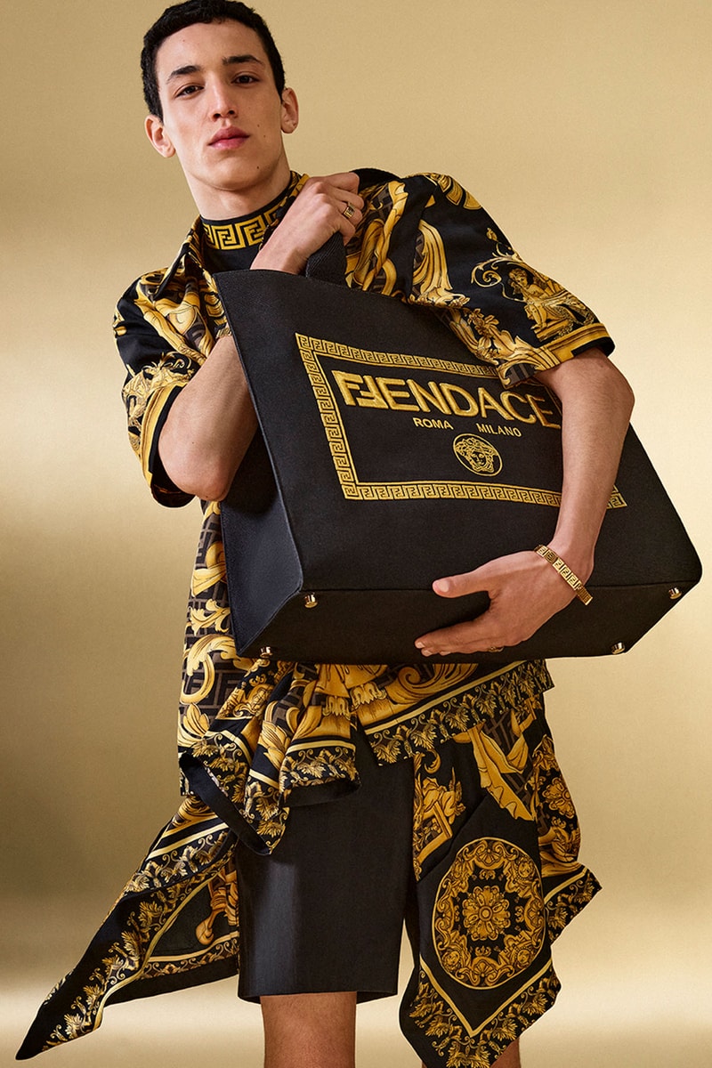 フェンディとヴェルサーチェによる “フェンダーチェ” コレクションがローンチ FENDI snd Versace FENDACE collection launch pop up isetan hankyu info