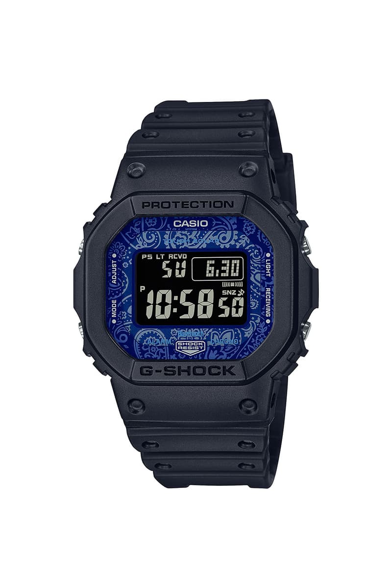 ジーショックからペイズリー柄をあしらった最新モデルが登場　G-SHOCK BLUE PAISLEY collection new release info