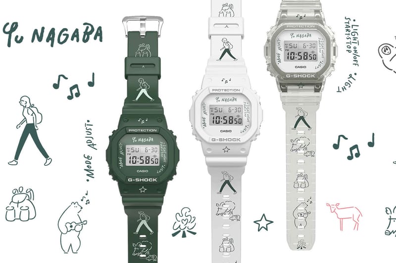 G-SHOCK とアーティスト・長場雄とのコラボモデルが到着