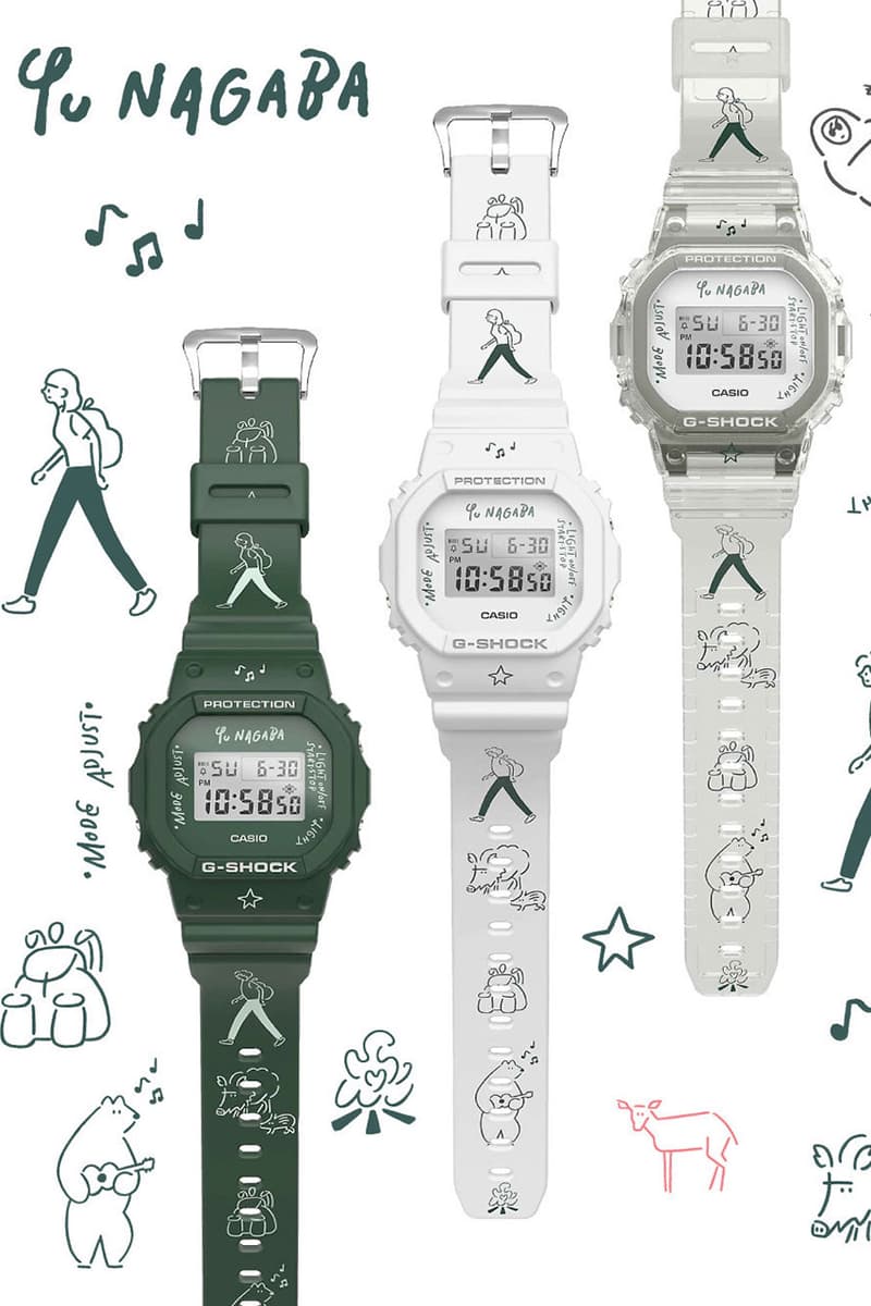 ジーショックとアーティスト・長場雄とのコラボモデルが到着 g-shock x yu nagaba collab watch release info