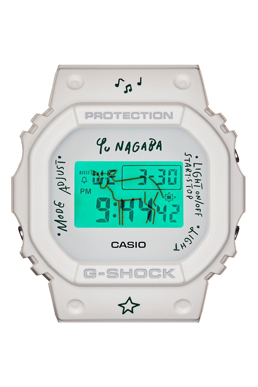 ジーショックとアーティスト・長場雄とのコラボモデルが到着 g-shock x yu nagaba collab watch release info