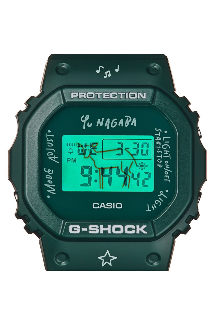 ジーショックとアーティスト・長場雄とのコラボモデルが到着 g-shock x yu nagaba collab watch release info