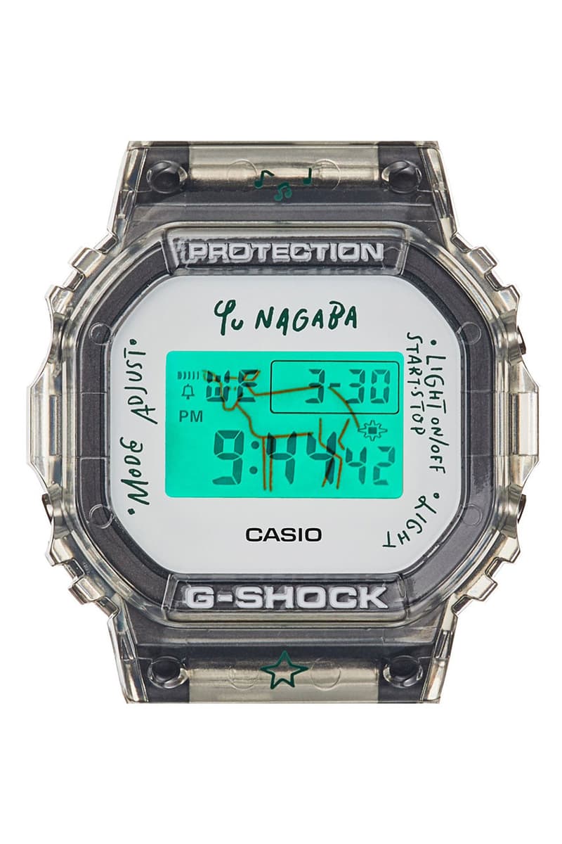 ジーショックとアーティスト・長場雄とのコラボモデルが到着 g-shock x yu nagaba collab watch release info