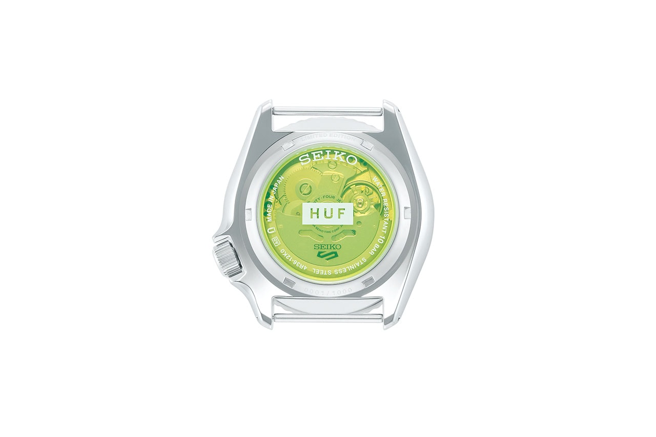 ハフ x セイコー 5スポーツによる初のコラボ限定ウォッチが発売 HUF x Seiko 5 Sports first collab watches release info