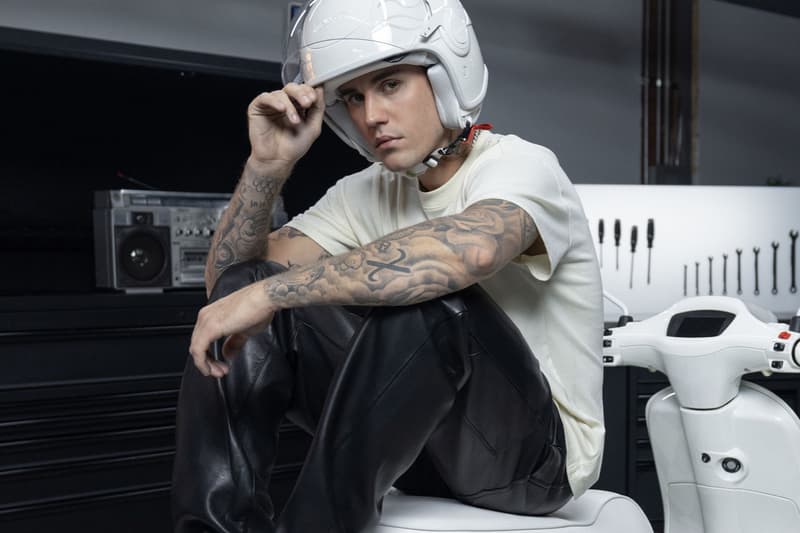 ベスパがジャスティン・ビーバーとのコラボコレクションを発表 Justin Bieber and Vespa Unveils New Collaborative Model Designed by the Singer peaches justice pop culture giorgio arman chrisian dior sean wotherspon europe moped