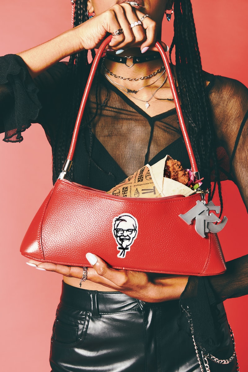 ケンタッキーフライドチキンがツイスター専用の新作バッグを発売 KFC UK Y2K Baguette-inspired Wrapuette Twister Wrap bag advertising marketing fast-food chicken fried chicken 