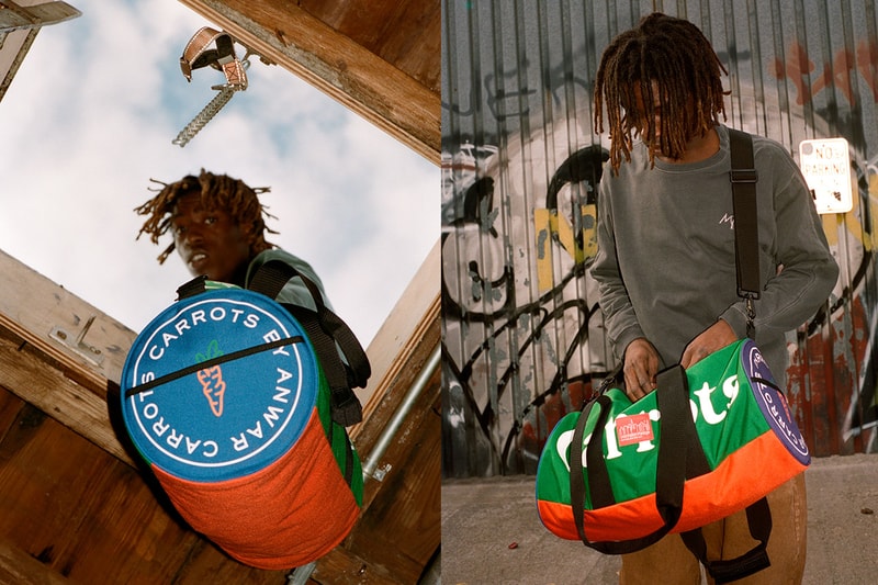 マンハッタンポーテージがキャロッツ・バイ・アンワー・キャロッツとのコラボカプセルコレクションを発表 Manhattan Portage x Carrots By Anwar Carrots collab capsule collection release info