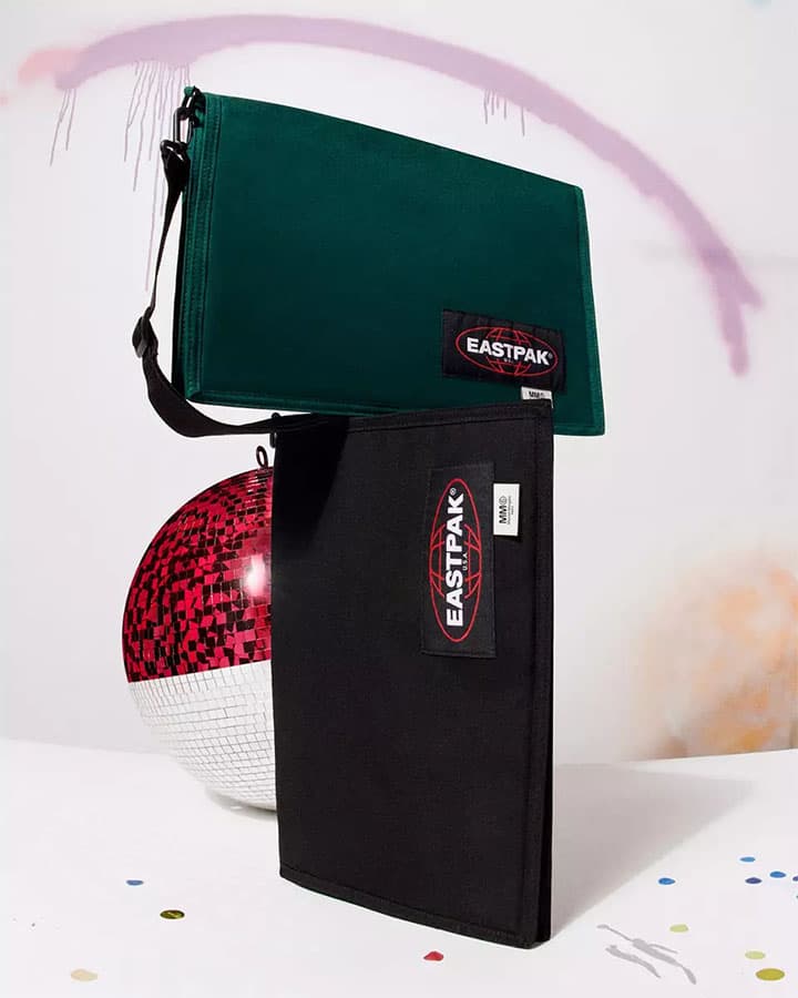 エムエム6メゾンマルジェラとイーストパックがコラボカプセルコレクション第2弾を発表 MM6 Maison Margiela Eastpak drip spring summer 2022 backpack padded pak r trippy warped japanese tote crossbody shoulder bag release info date price