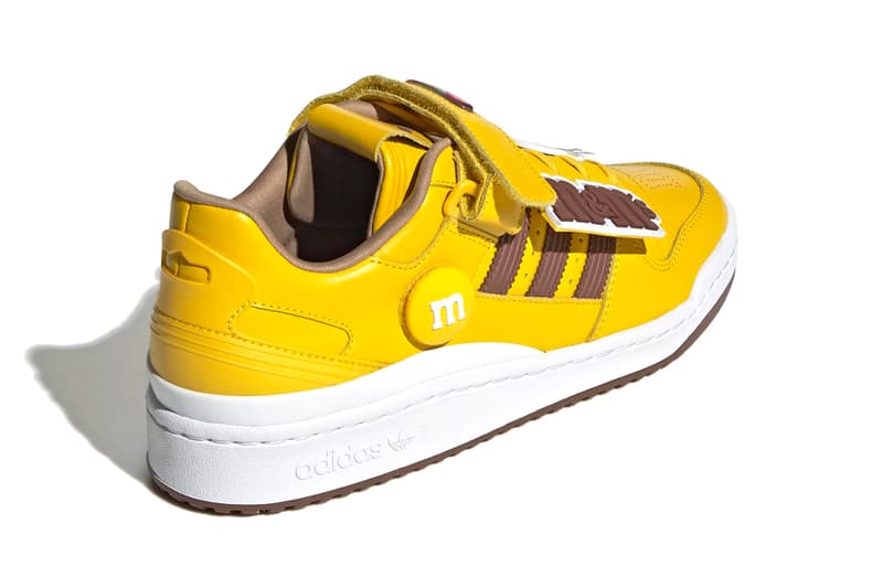 アディダスオリジナルスがM&M®︎のパッケージを表現したコラボ Forum 84を発売 M&M's x adidas Originals Forum Low 84 Collaboration Eqt Yellow / Cloud White / Dark Brown GY1179 Release Information