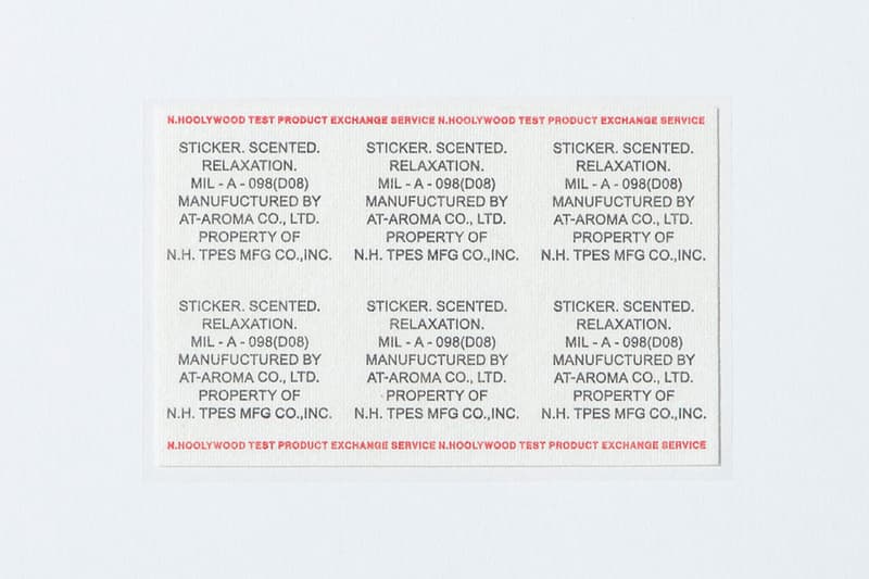 N.ハリウッド テストプロダクト エクスチェンジサービスとアットアロマが手がけるアロマシールから新作が登場
